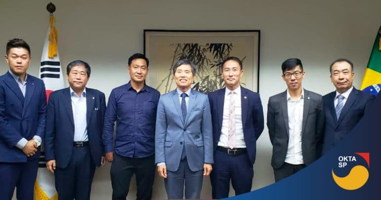 Diretoria da OKTA-SP visita Cônsul-geral da Coreia